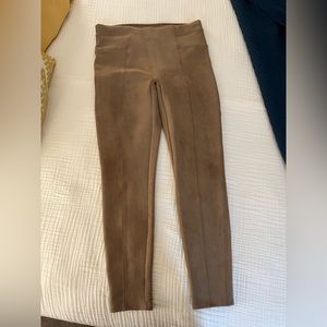 Size XL Spanx faux suede leggings